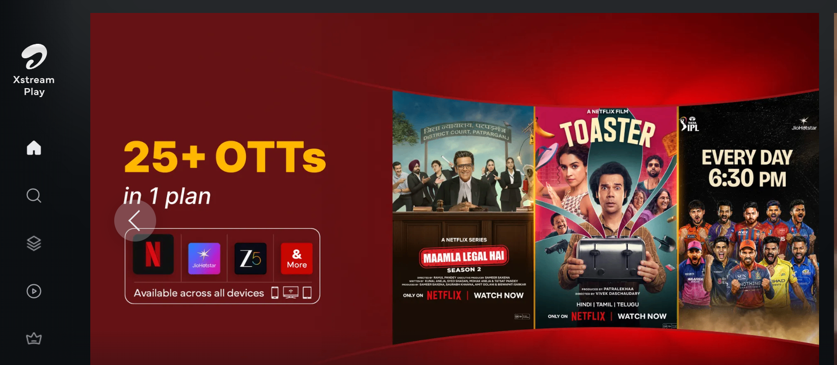 Airtel Xstream Play