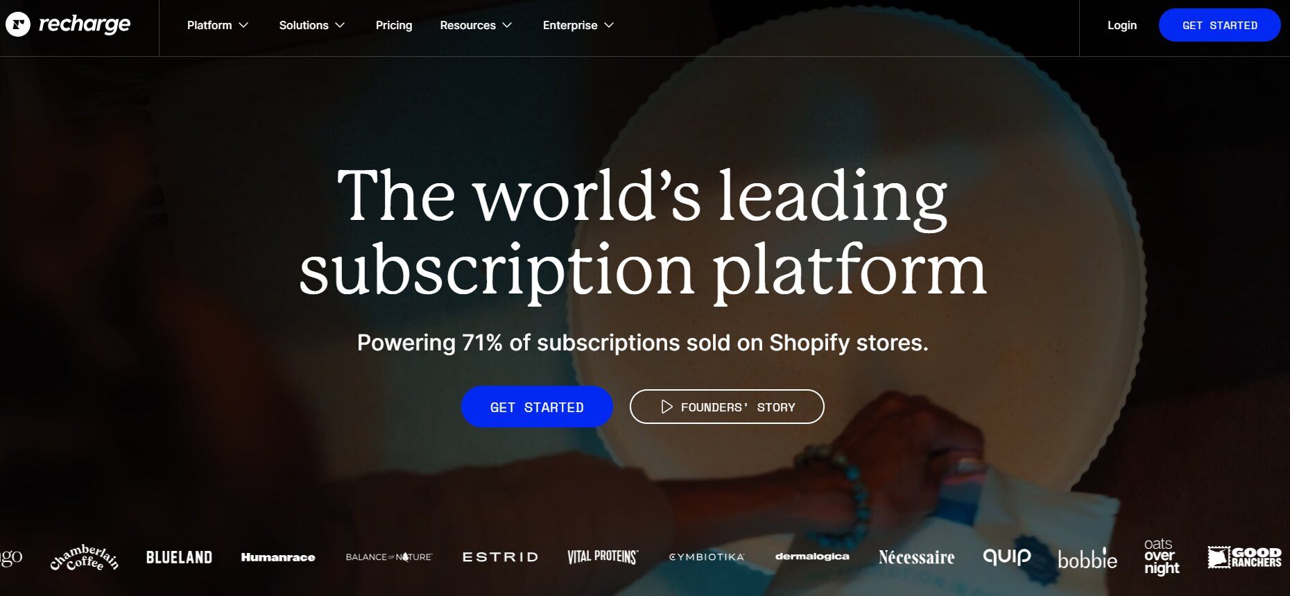 Screenshot of Recharge