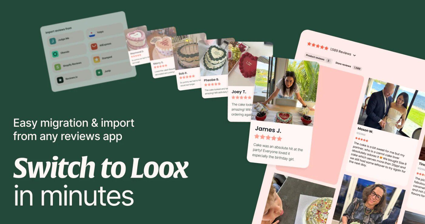 Screenshot of Loox