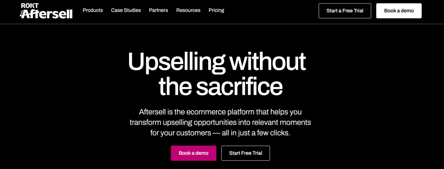 Screenshot of Aftersell