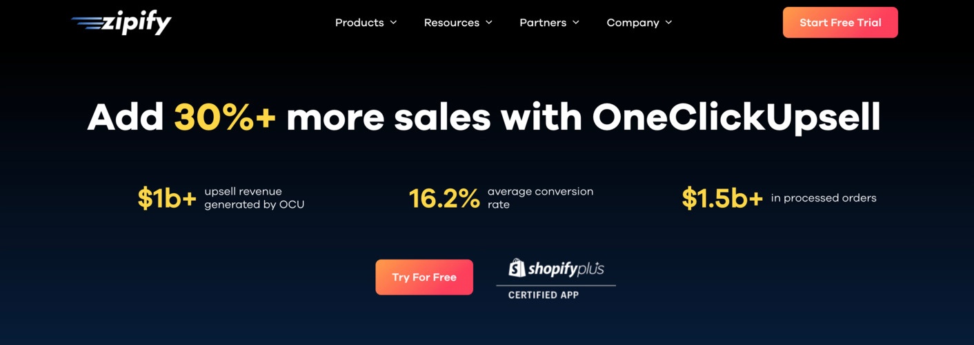 Screenshot of Zipify
