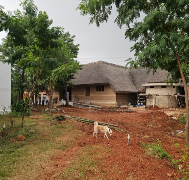 Natural buildings at Anantgram