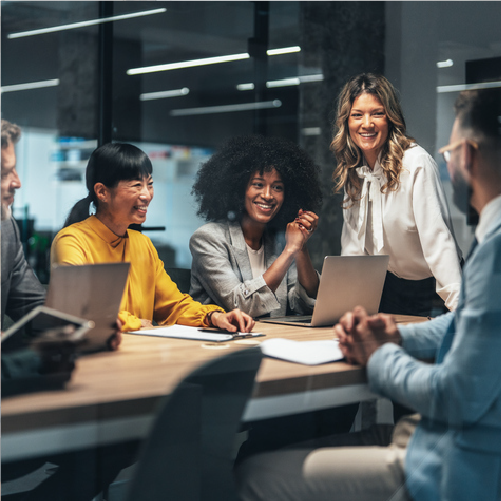 Abstract swirling clouds of pink, maroon, teal, and blue blending in a fluid, smoky pattern.