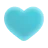 Blue heart-shaped icon with a slight gradient and soft edges.