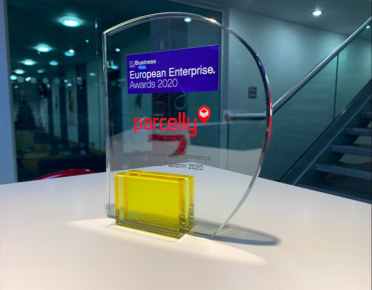 Parcelly EUBusinessNews trophy copy