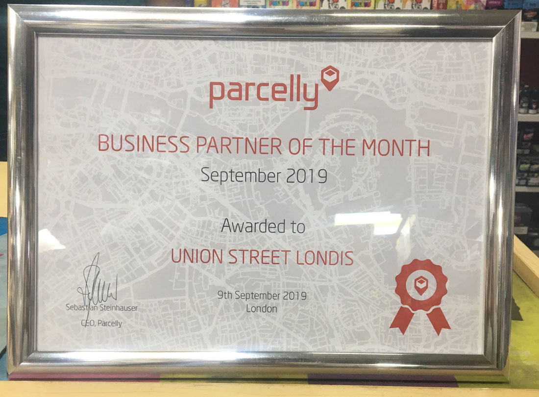 Parcelly Certificate