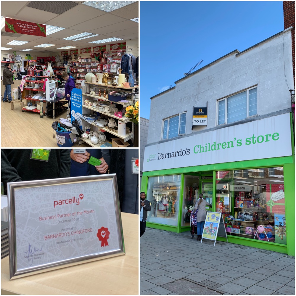 Parcelly Location of the Month Barnardos Chingford Collage