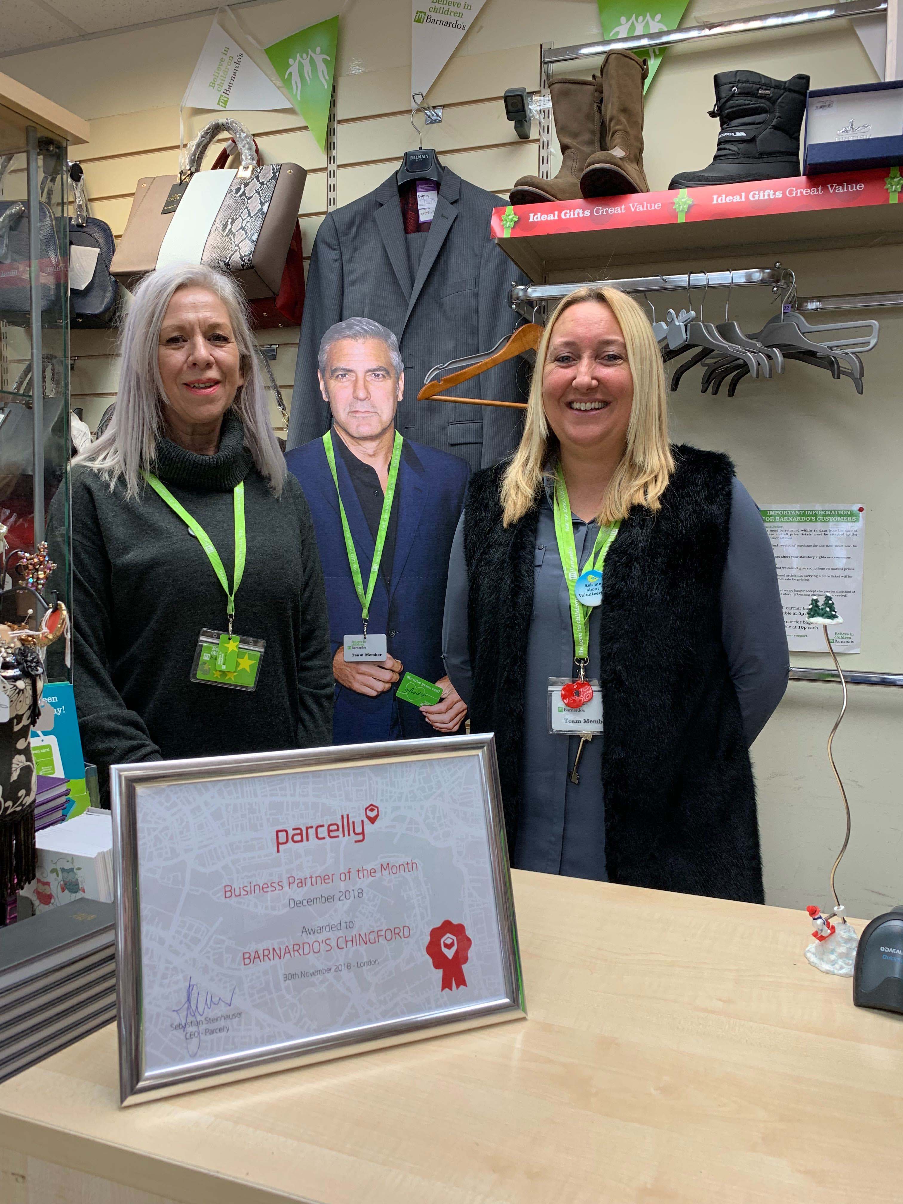 Parcelly Location of the Month Barnardos Chingford