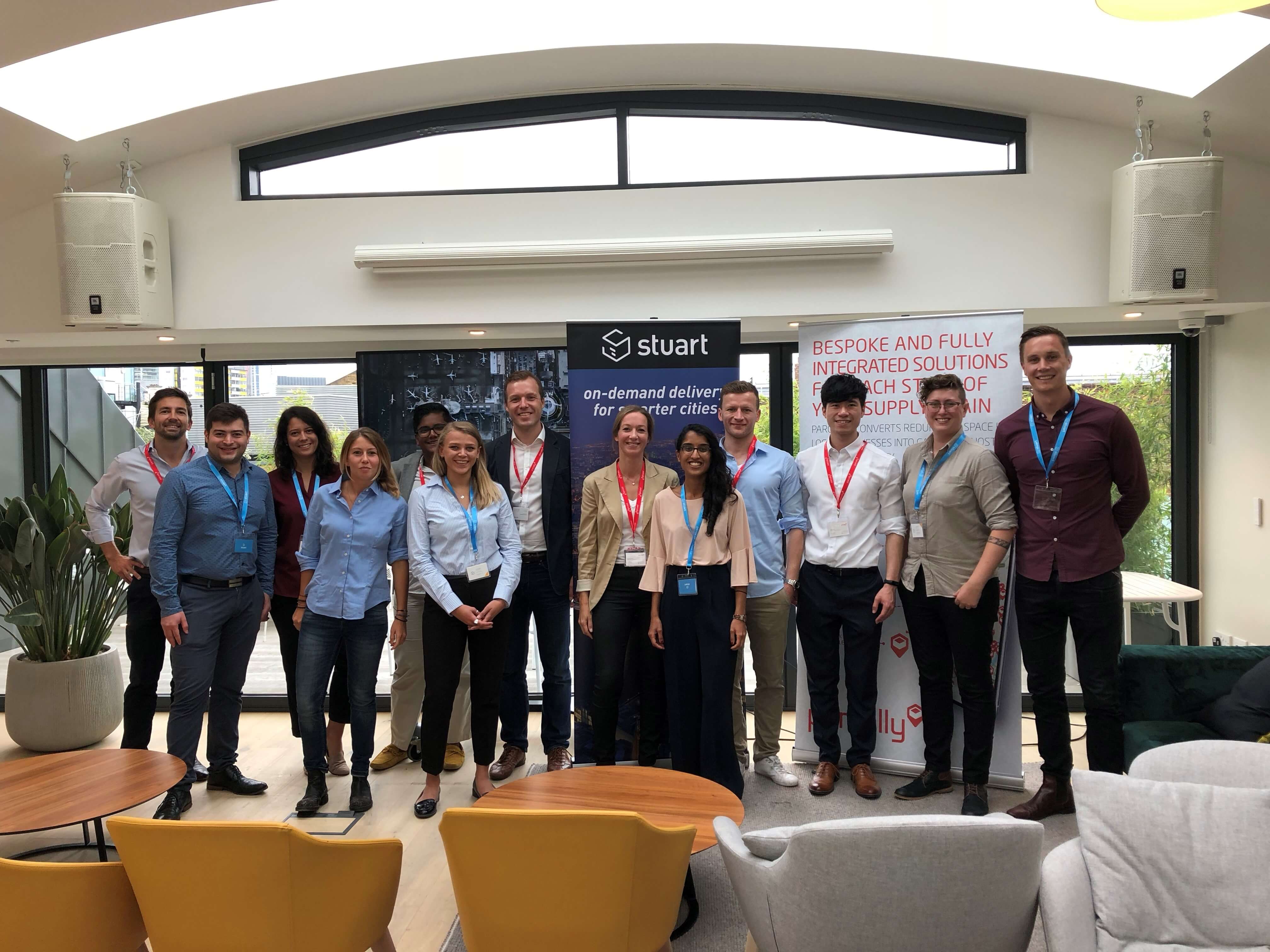 Parcelly Stuart Breakfast event Sep2018 full team 2