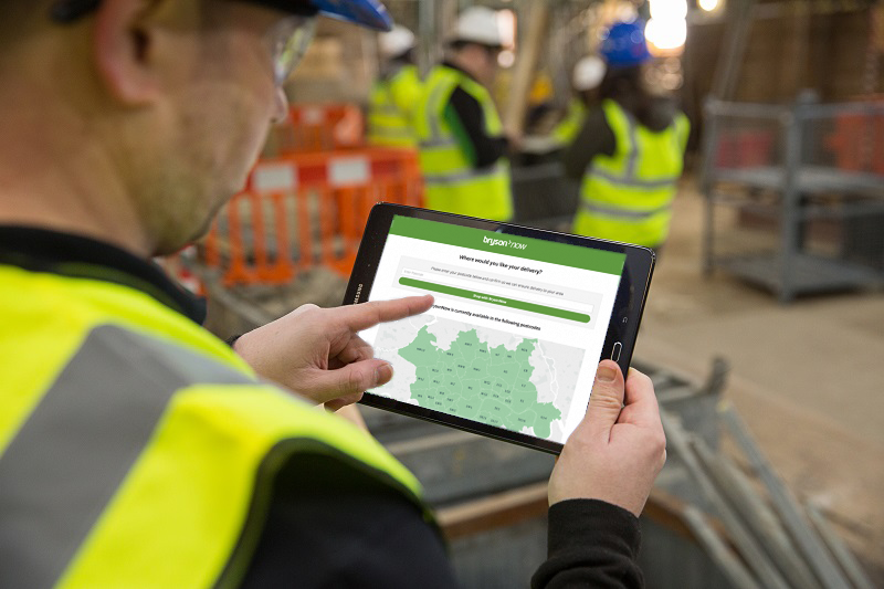 Parcelly Quiqup Bryson launch AUG18 Bryson Site Tablet