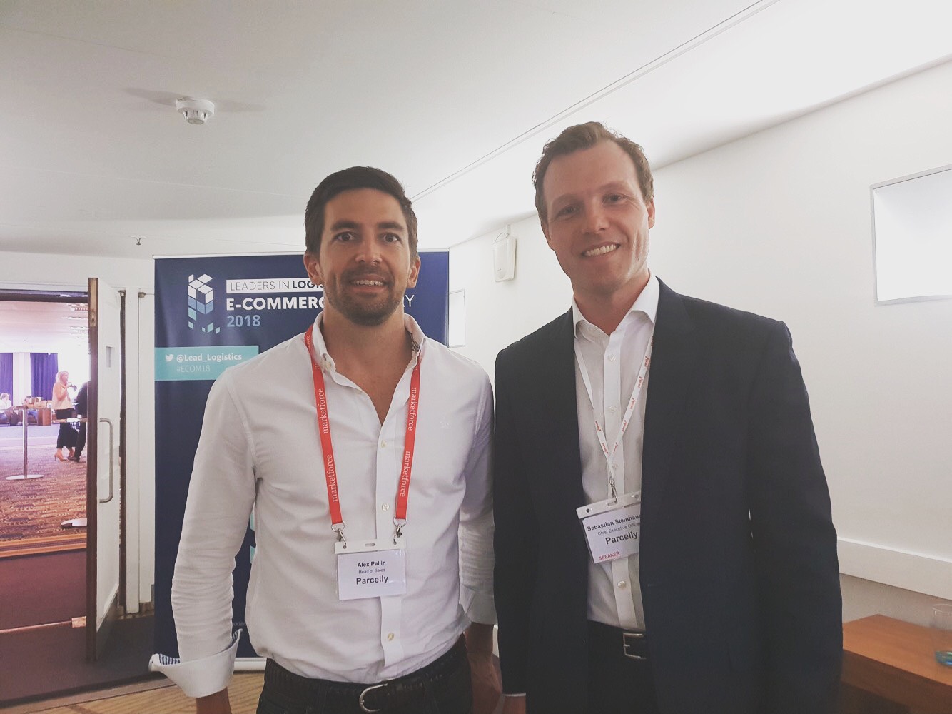 Seb and Alex Leaders in Logistics Conference 2018