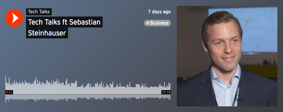 Parcelly Sebastian Steinhauser TechTalks Podcast Blockchain Logistics Lastmile