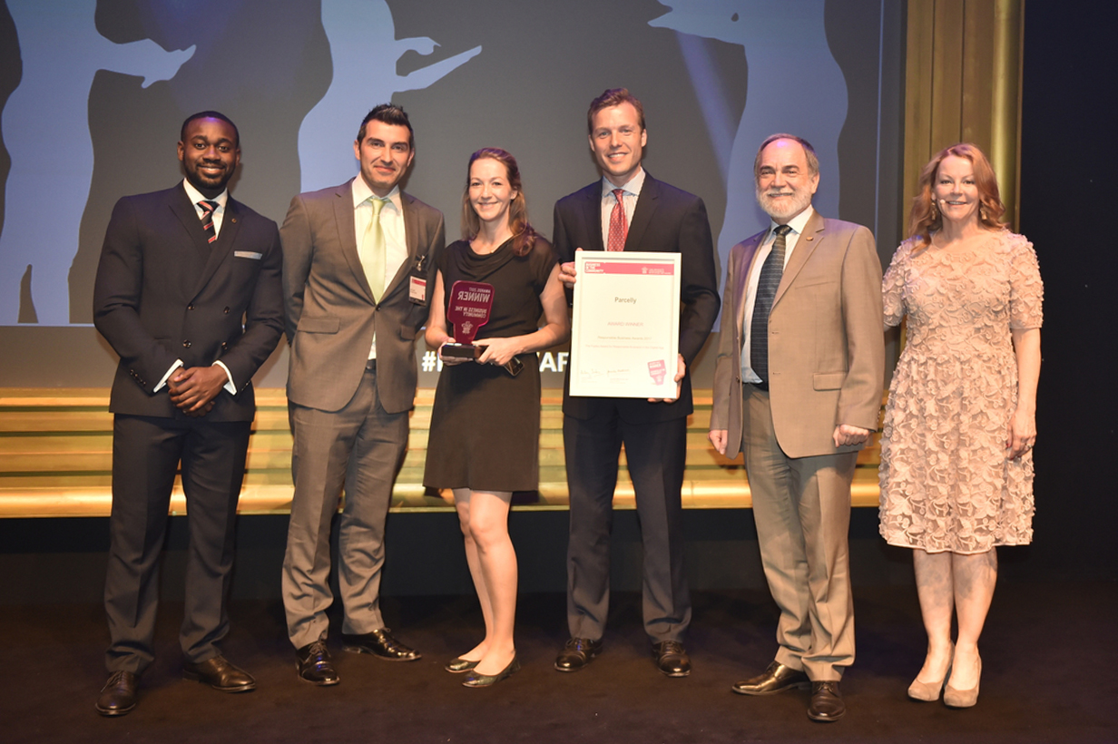 Parcelly wins BITC Award 2017