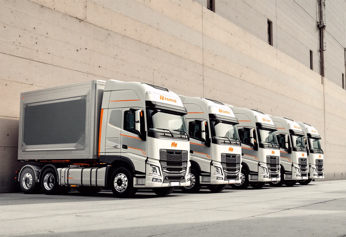 image of fleet trucks