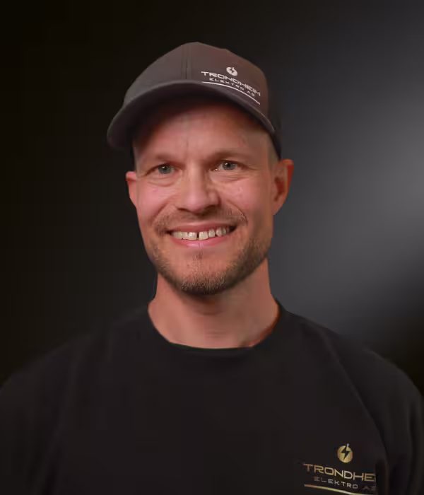 Daglig leder Espen Farkvam hos Trondheim Elektro