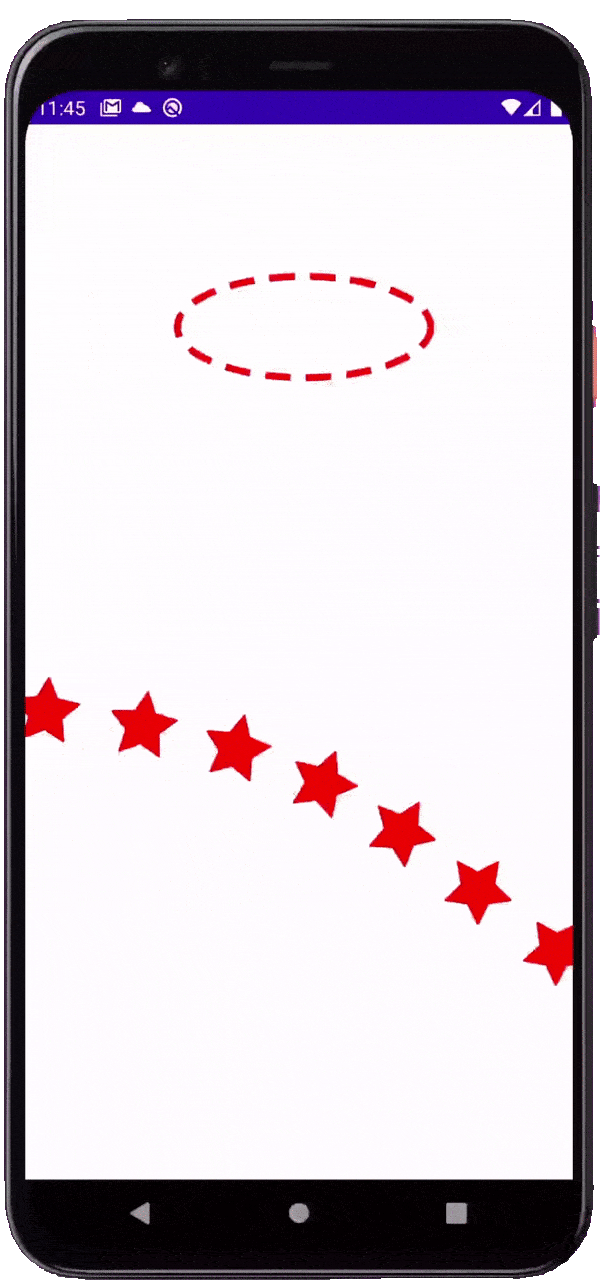 Six modern black smartphones with blank gray screens arranged overlapping with green light beneath them.