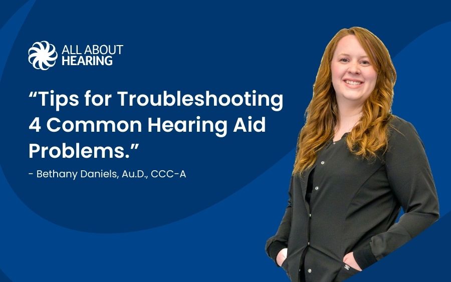When someone is getting a hearing aid for the first time, an audiologist's support is essential.
