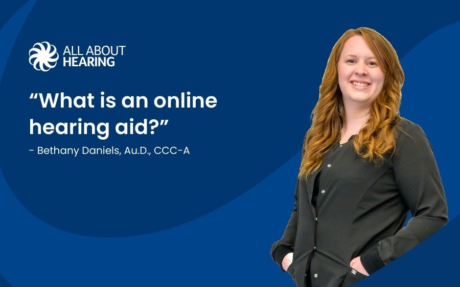 Online hearing aids are devices that can be purchased over the internet. Some sites allow you to take an online hearing test, whereas others require you to send in a copy of your hearing test.