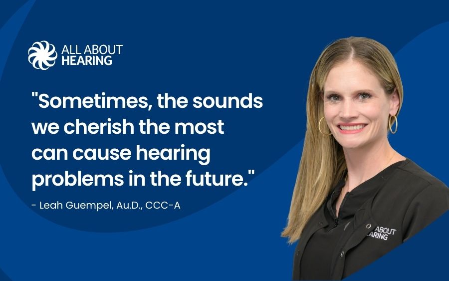 While it's true that you should be able to fully enjoy your hearing, it's important to take measures to maintain healthy hearing and prevent permanent damage.