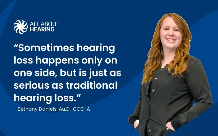 Experiencing hearing loss in one ear doesn't mean you're alone. Hearing loss is a common problem affecting millions of people worldwide. Factors such as age, genetics, exposure to loud noises, and certain medical conditions can cause it.