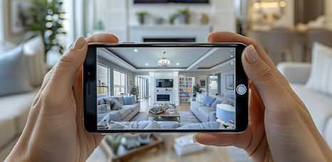 Modern Home Captured For Mobile