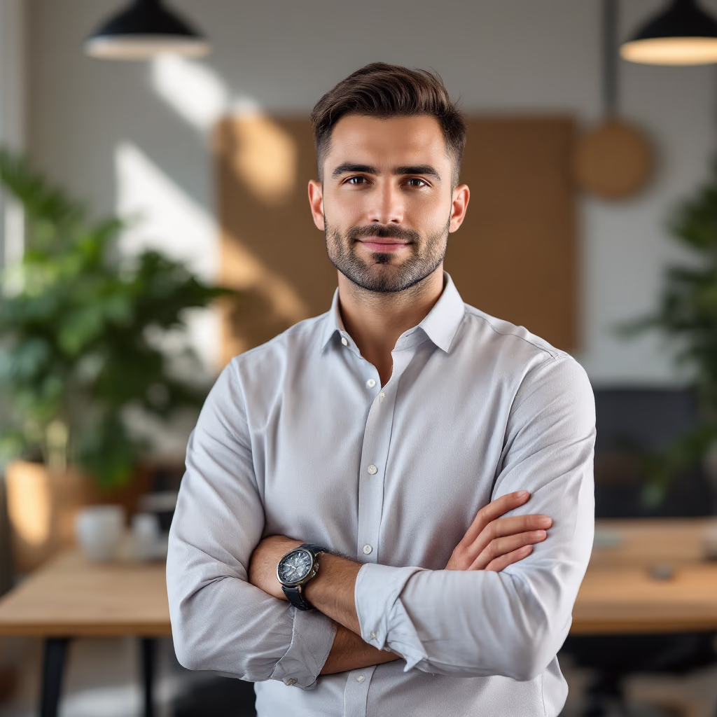 [headshot] image of a customer (for an interior design firm)