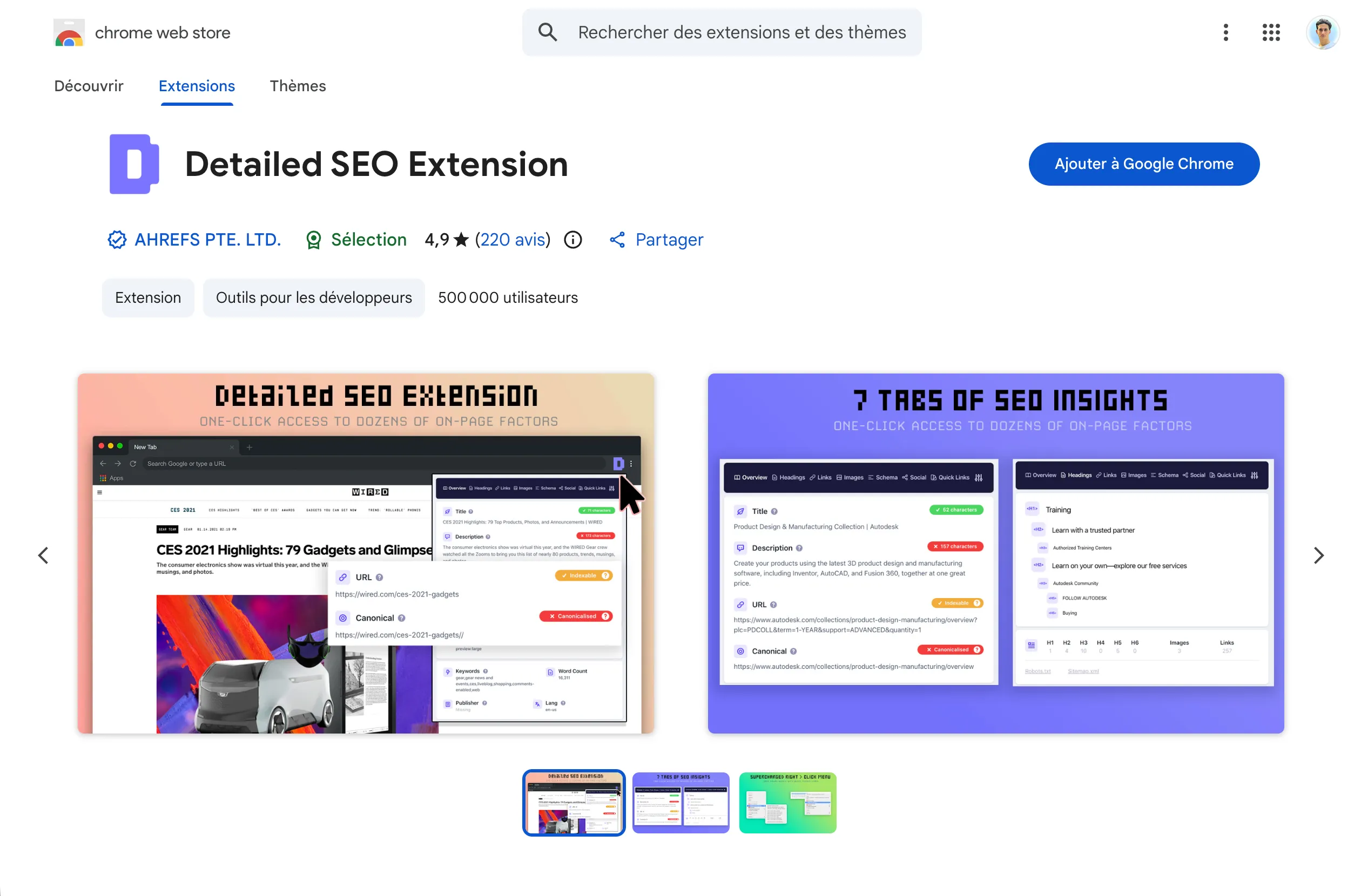 seo extension Detailed SEO Extention