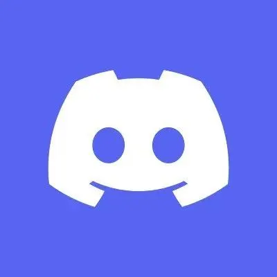 Discord app logo with white game controller face on purple background.