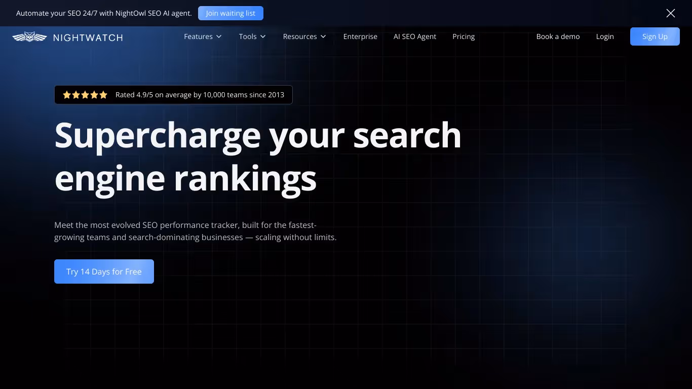 Nightwatch software website