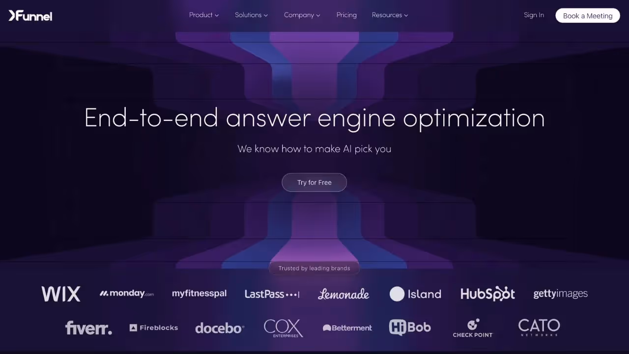 Xfunnel software mentions AI tracking