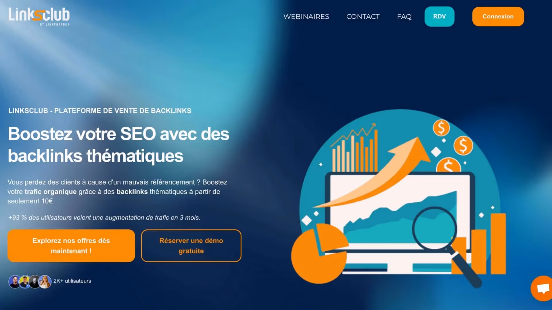 LinksClub plateforme de netlinking