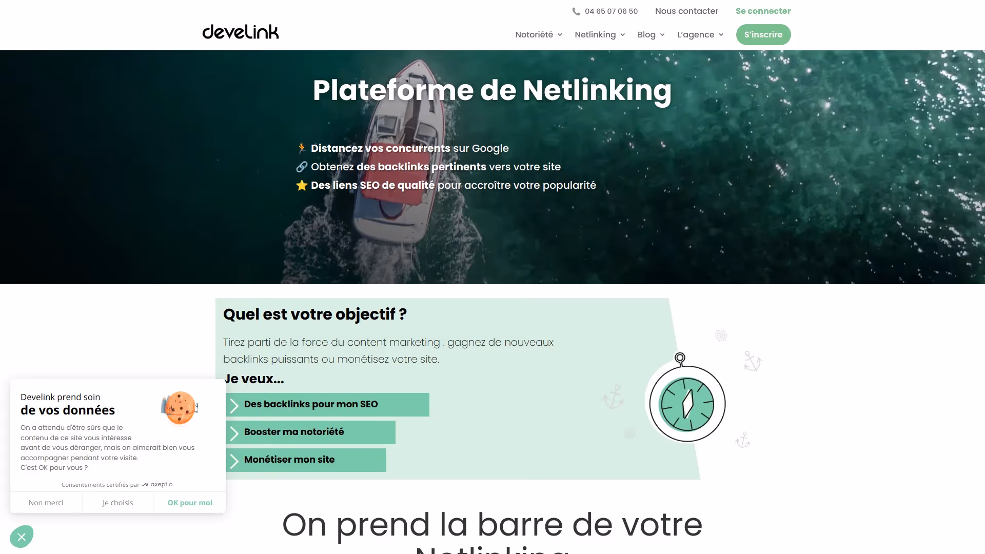 Develink link building platform