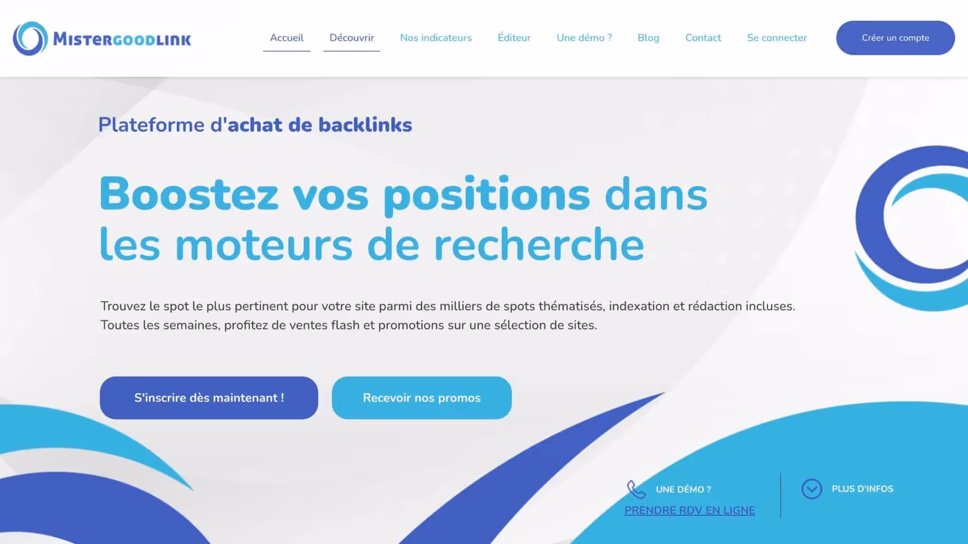 Mistergoodlink plateforme de netlinking