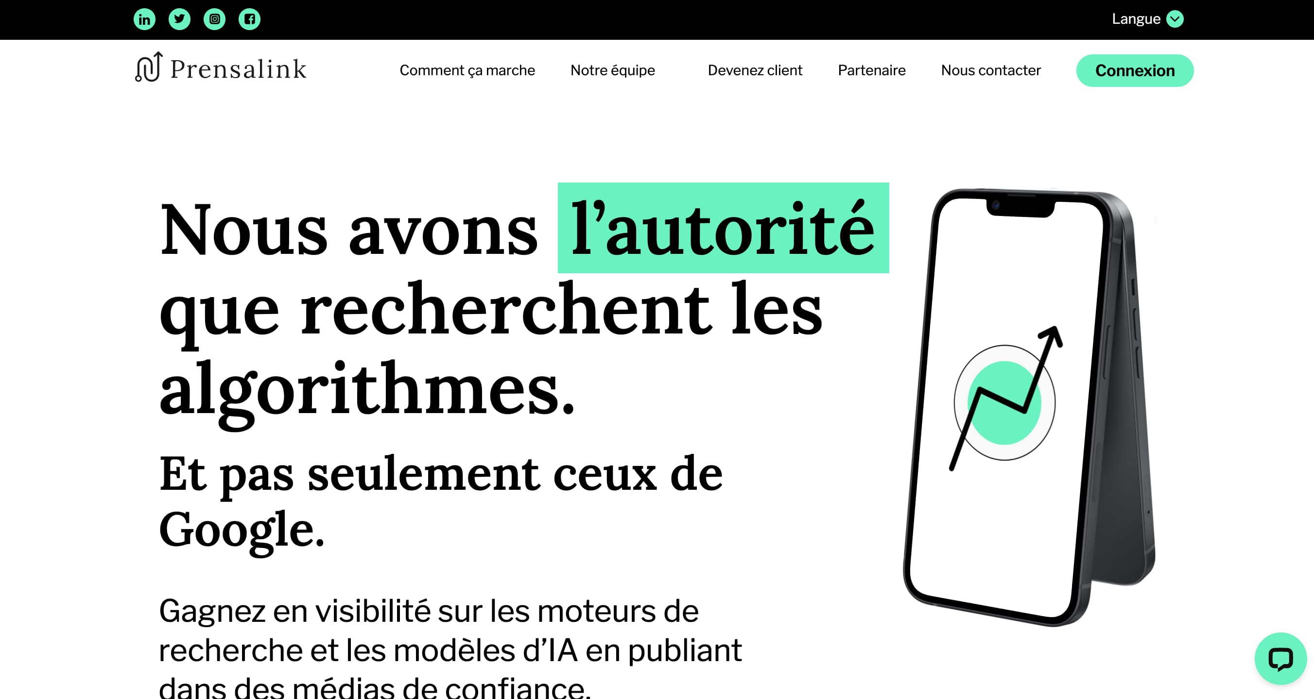 Prensalink plateforme de netlinking