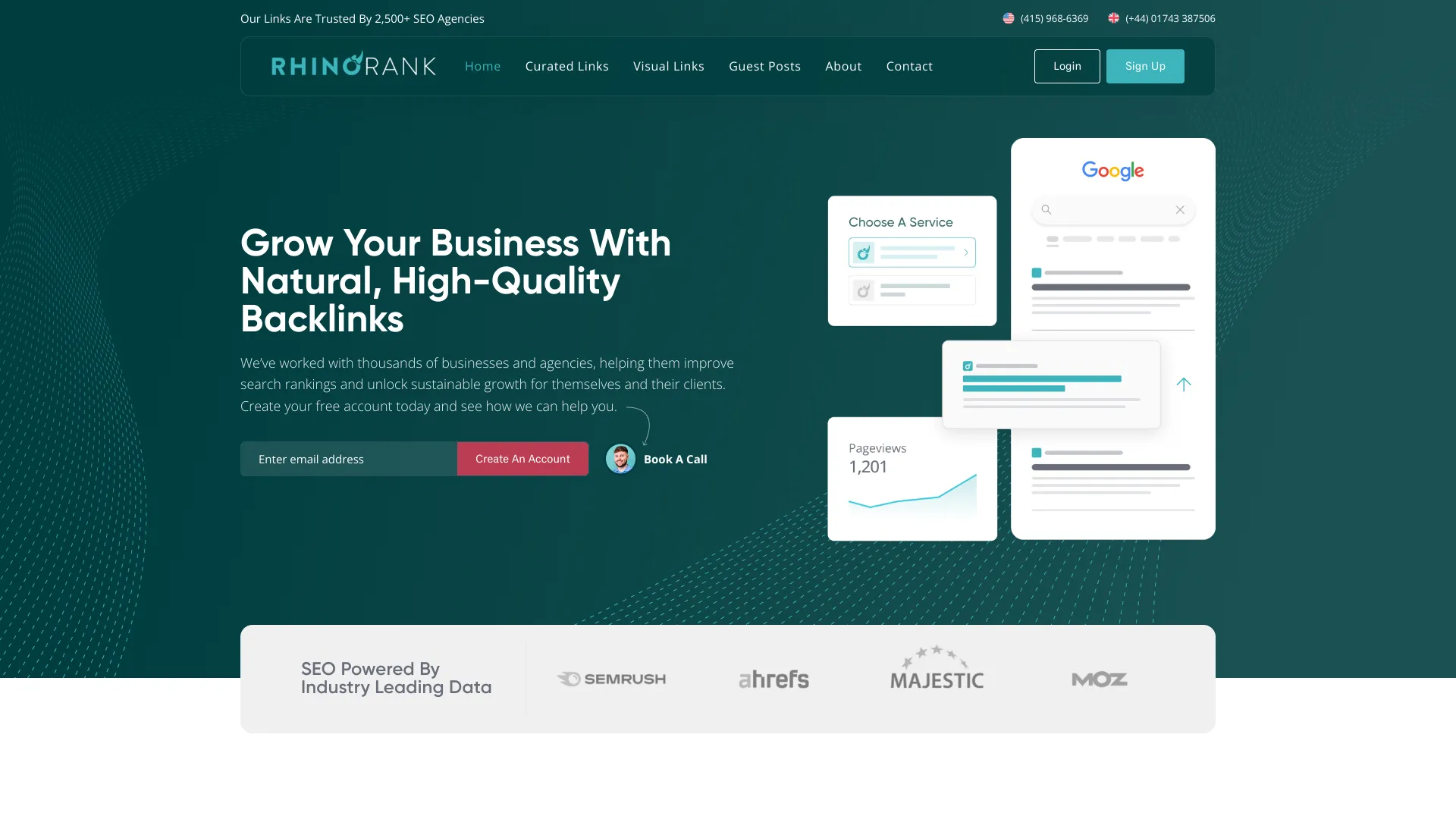 Rhino Rank plateforme de netlinking