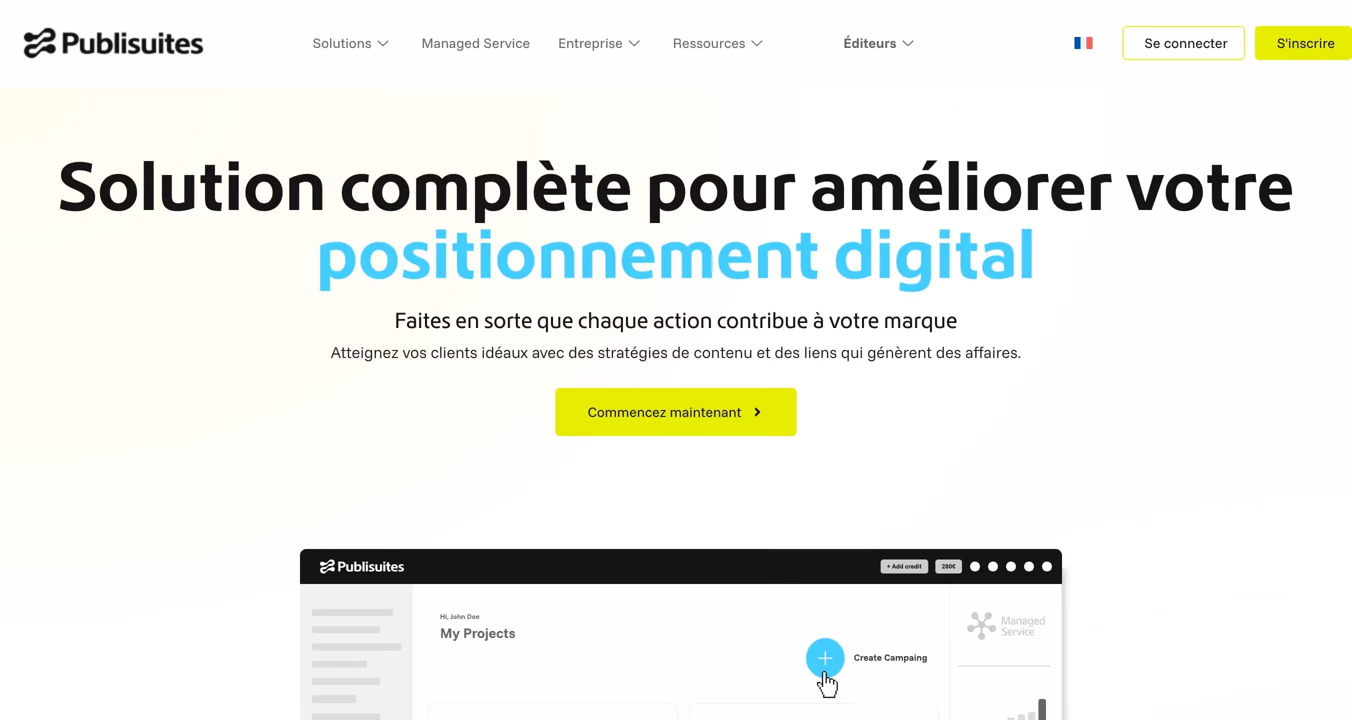 Publisuites link building platform