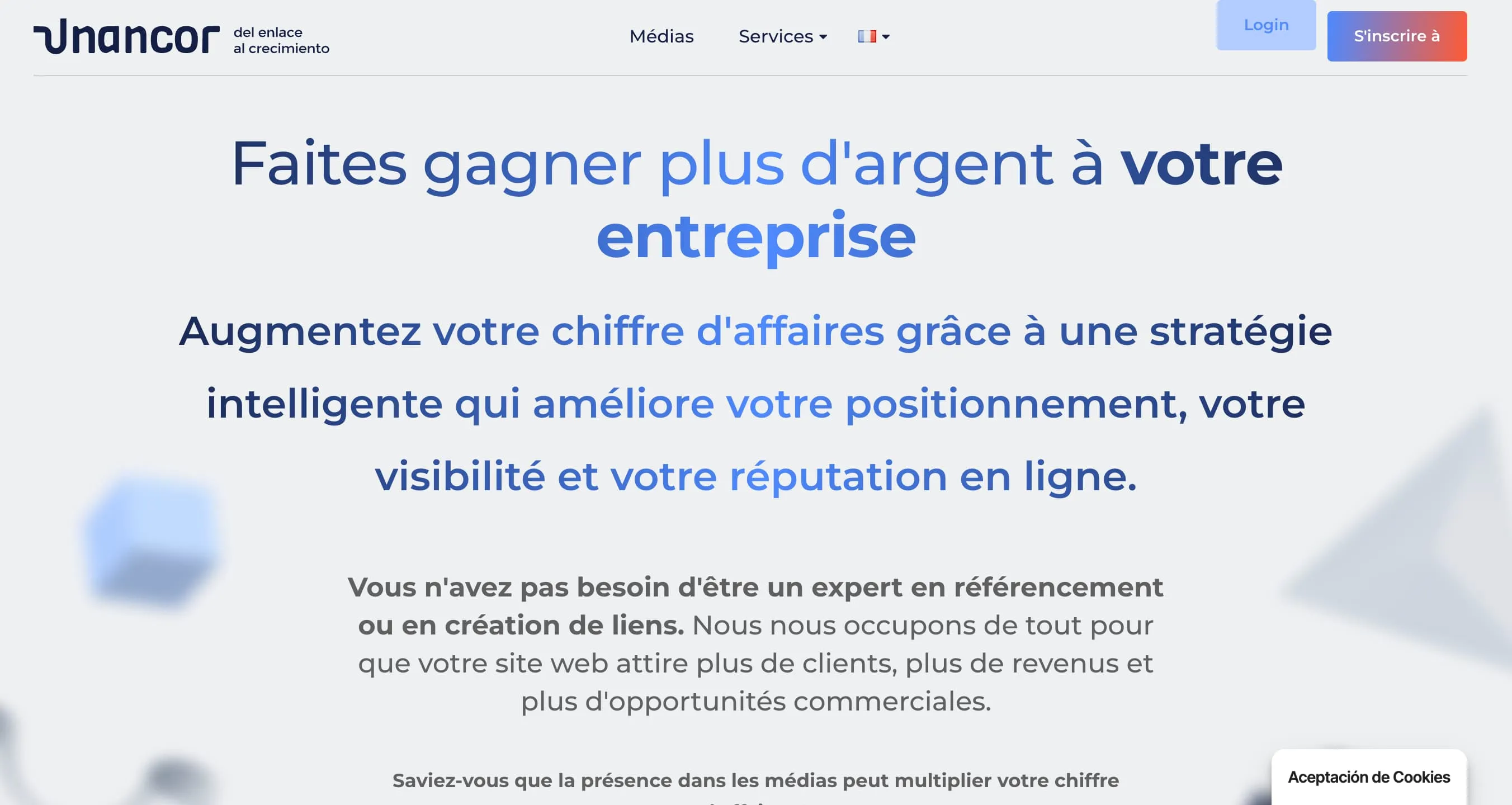 Unancor plateforme de netlinking