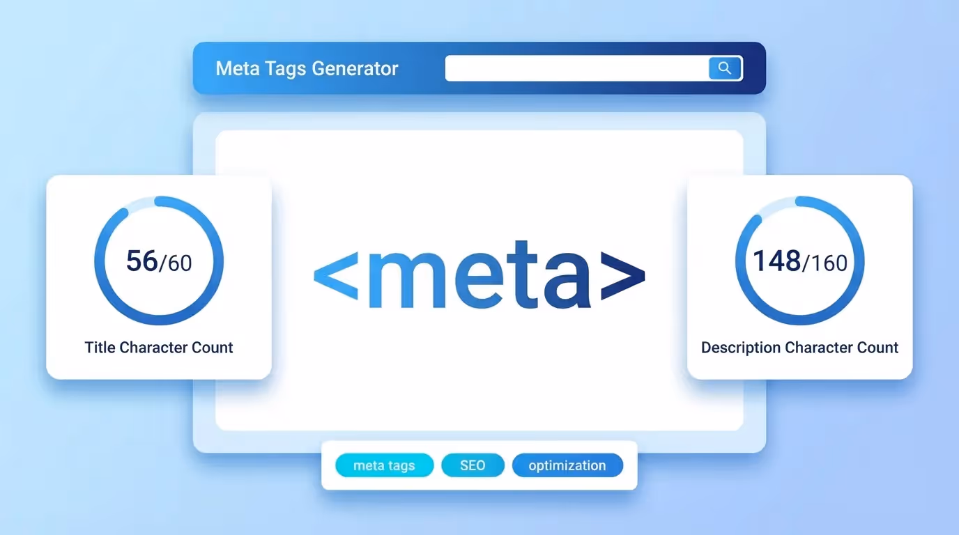 Meta tags generator with Google SERP preview, Open Graph and Twitter Card markup output
