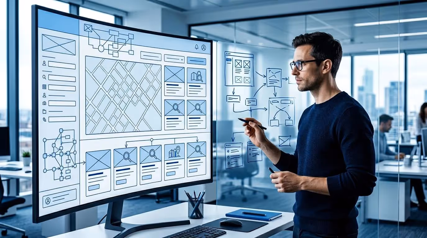 Wireframe Figma SEO responsive AI first