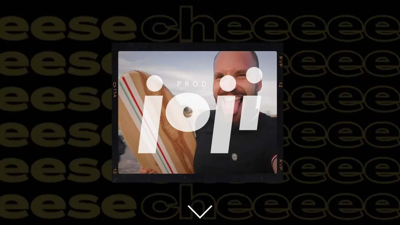 Startseite der Website der Videoproduktionsagentur Joji Prod