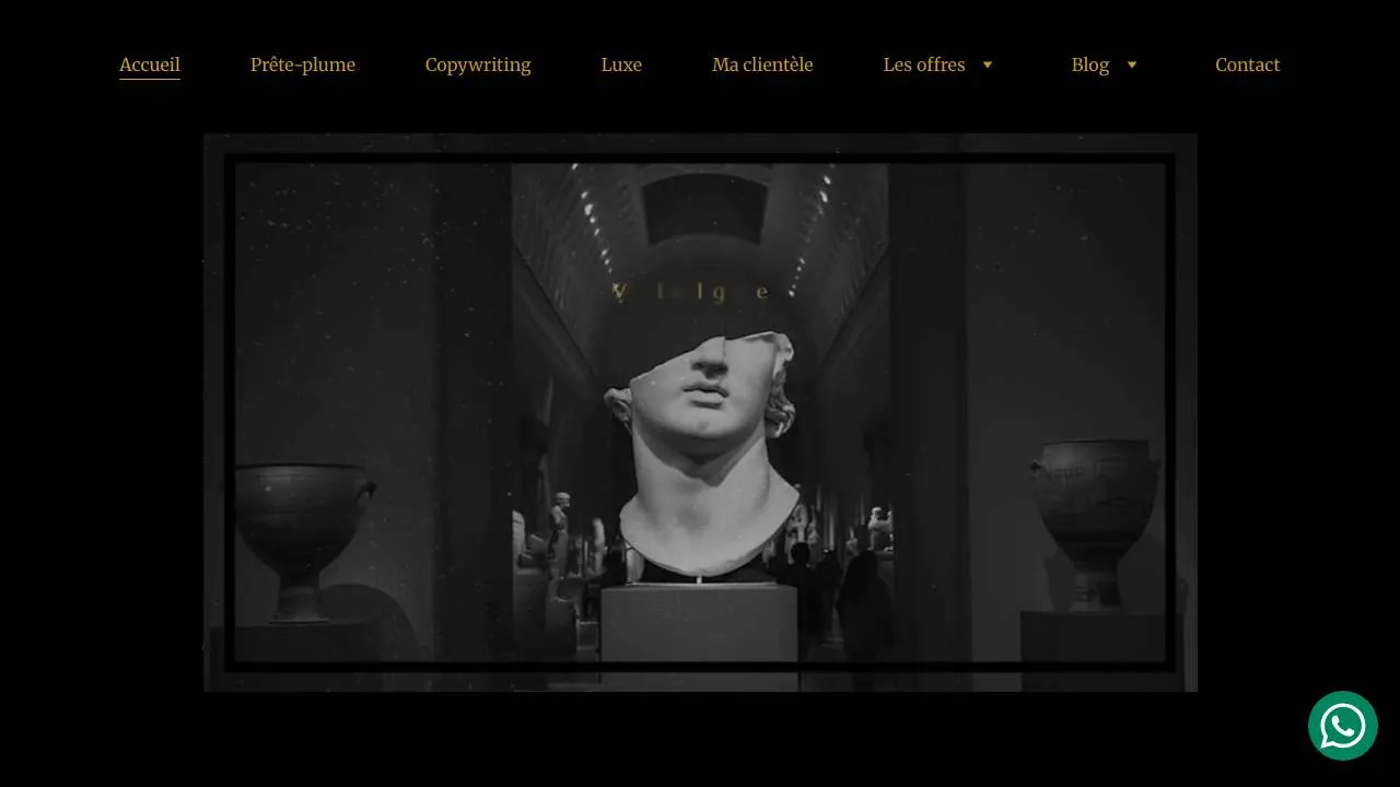 Startseite der Website der Redaktionsagentur Atmospheres-T