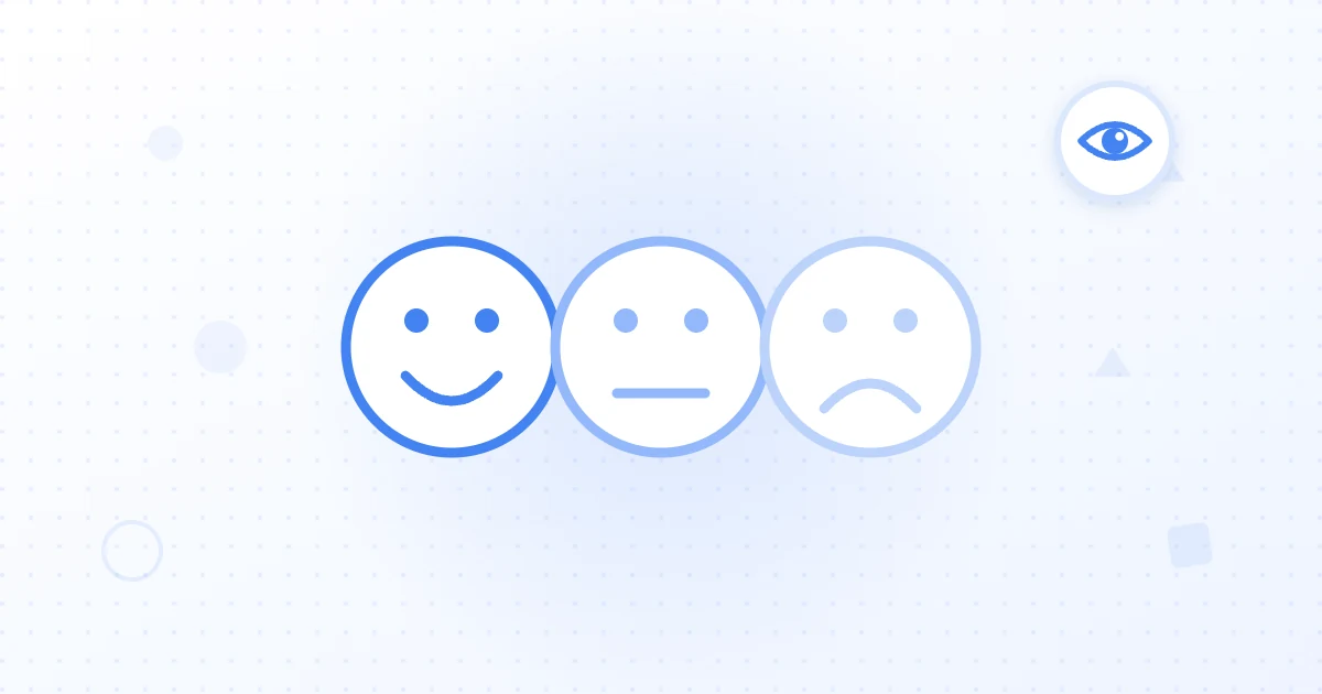 Ilustração do conceito Sentiment Monitoring