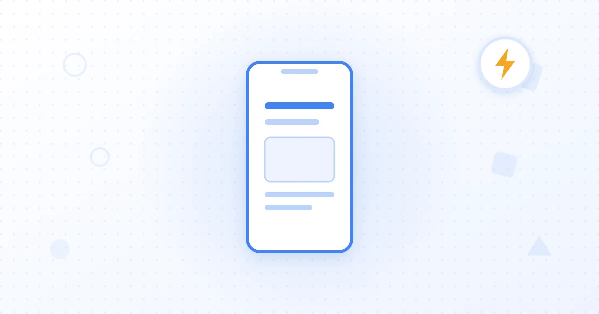 Ilustração do conceito Progressive Web Apps