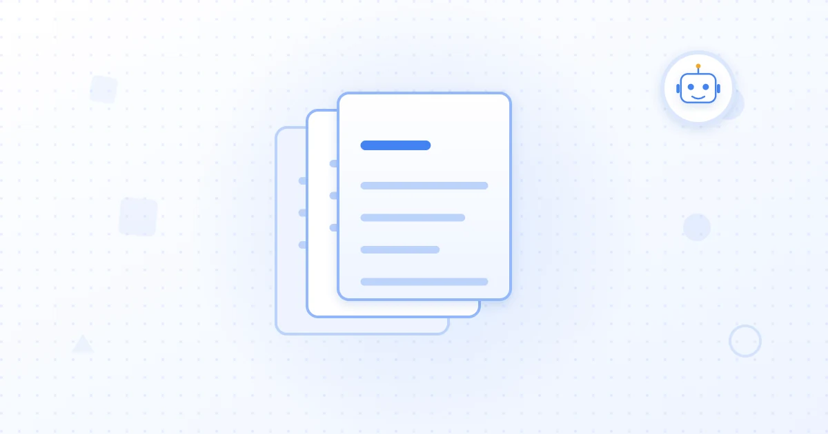 Illustration of a single markdown file at a website root containing the full text of its documentation for an AI assistant to read.