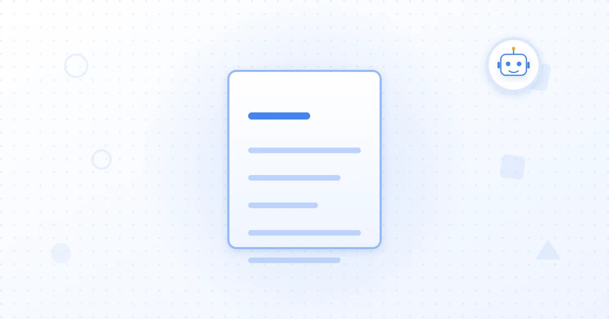 Illustration of a web page divided into clean, self-contained chunks that an AI model retrieves and lifts into an answer.