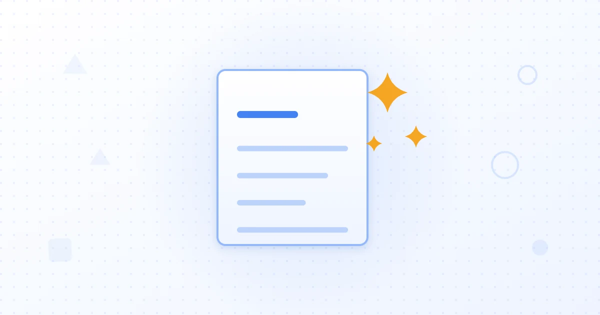Illustration of a brand page being understood, trusted, and cited as a source card inside a generative AI search answer panel.