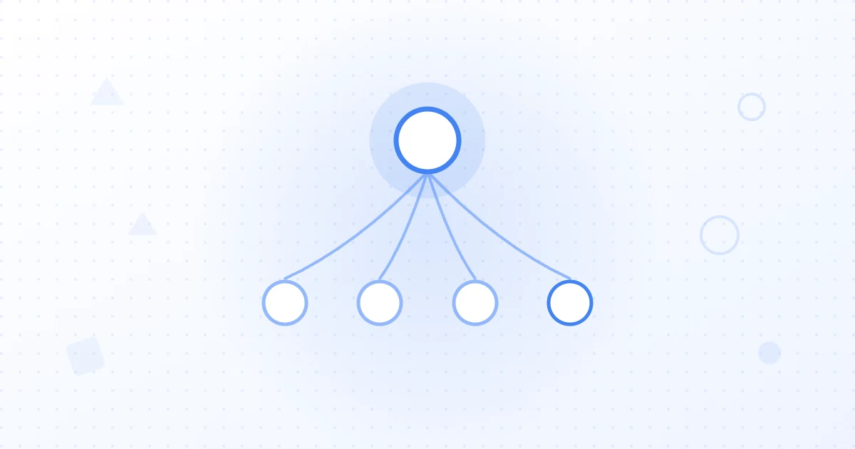 A flowchart showing how internal links connect pages on a website and distribute authority from pillar pages to target pages.