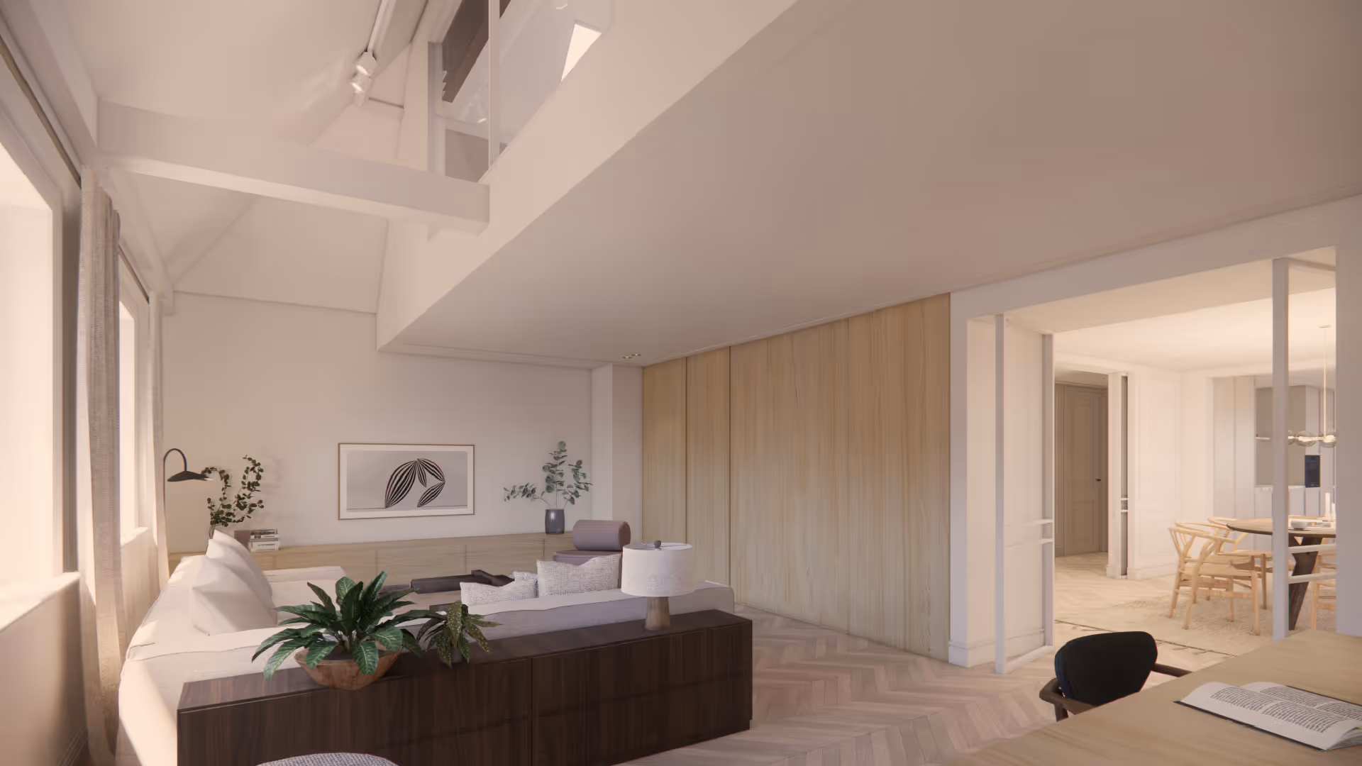 Woonkamer Luxe short stay appartement in Amsterdam