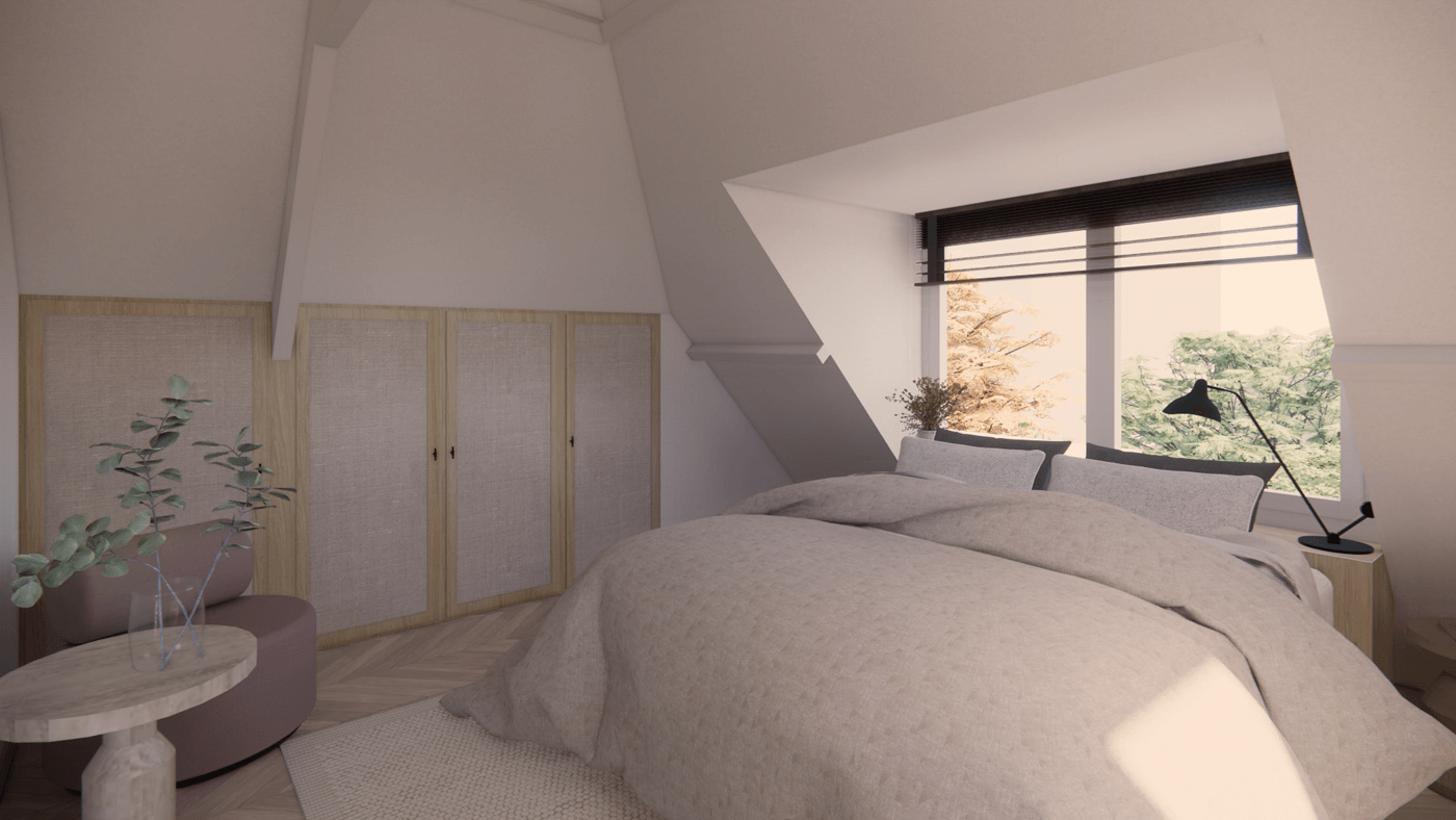 Bedroom Luxe short stay appartement in Amsterdam