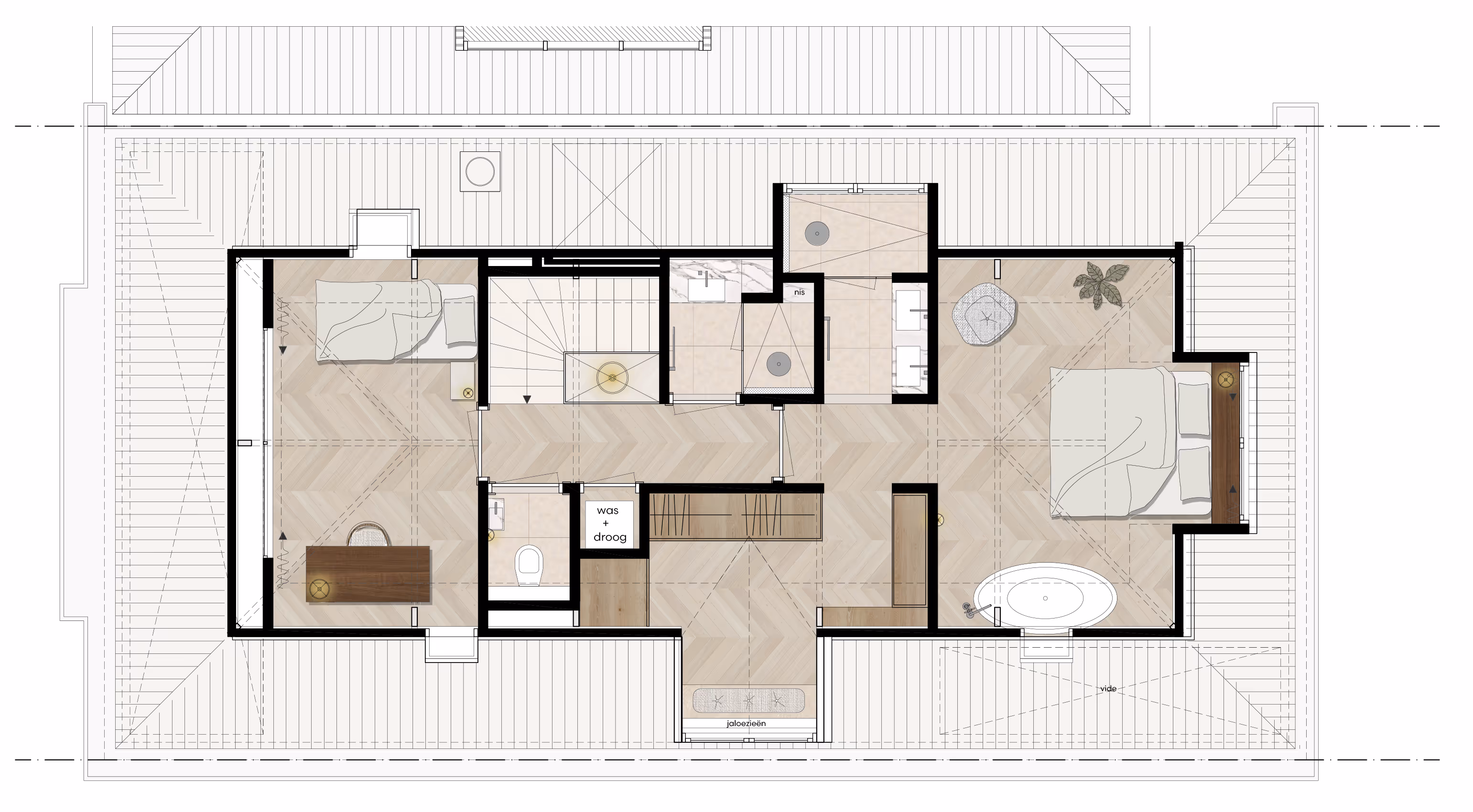 Plattegrond verdieping 4